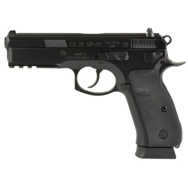 Picture of CZ 75 SP-01 Tactical DA/SA 9mm 2/19rd Mags Decocker