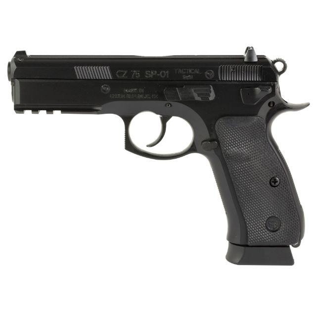 Picture of CZ 75 SP-01 Tactical DA/SA 9mm 2/19rd Mags Decocker