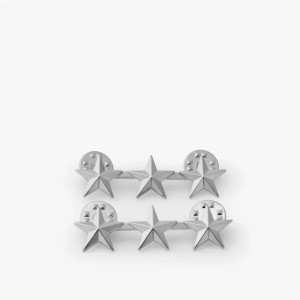Picture of 3 Stars, 2 Posts and Clutch Backs, Pairs 1/2"